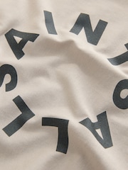 smALLSAINTS Light Brown Tierra T-Shirt and Sweat Shorts Set - Image 4 of 5