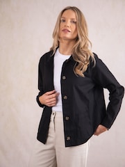 Lakeland Clothing Hannah Blend Black Shacket - Image 2 of 7