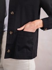 Lakeland Clothing Hannah Blend Black Shacket - Image 7 of 7