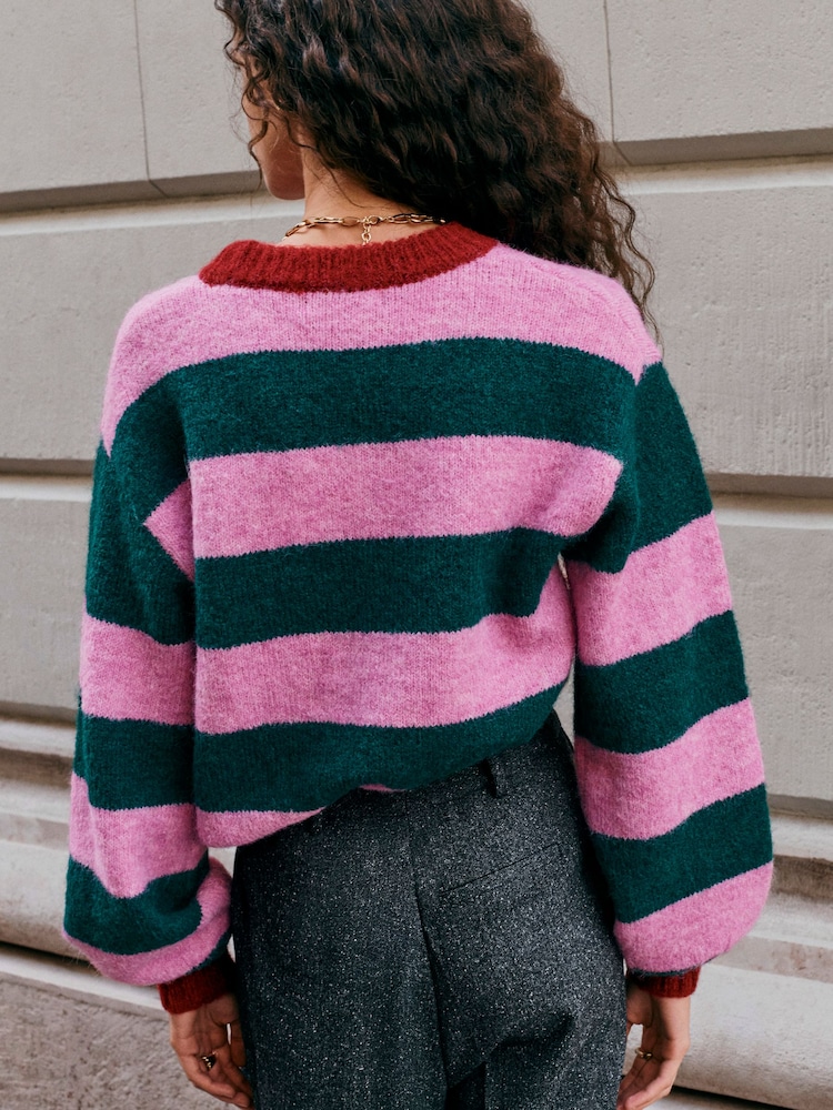 PULL RAYE MULTICOLORE HOMAR - Terre de Marins