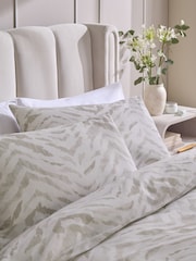 Natural Tiger Print 2 Pack Reversible Duvet Cover and Pillowcase Set - Image 3 of 8