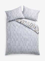 2 Pack Blue Green Reversible Duvet Covers and Pillowcases Set - Image 17 of 17