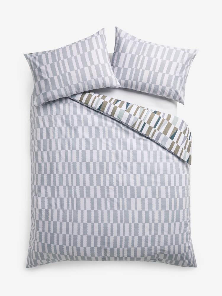 2 Pack Blue Green Reversible Duvet Covers and Pillowcases Set - Image 17 of 17 2 Pack Blue Green Reversible Duvet Covers and Pillowcases Set - Image 17 of 17