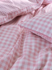 Σετ παπλωματοθήκης και μαξιλαροθήκης διπλής όψης Gingham - Εικόνα 3 από 4