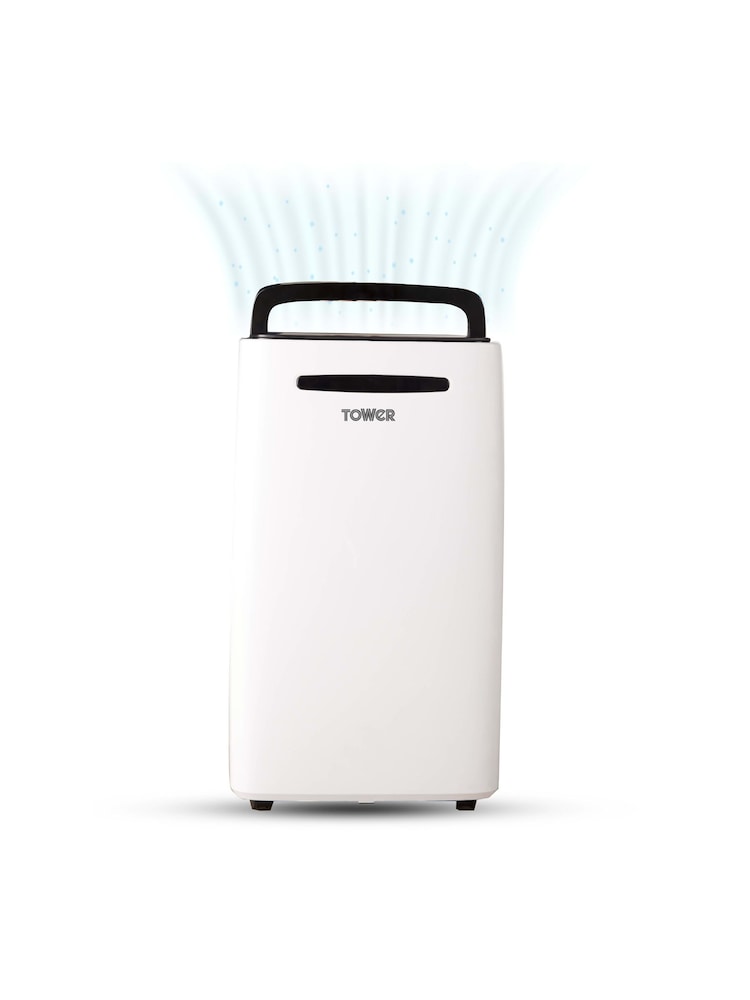 Tower White Dehumidifier Compressor with 55L Water Tank - Image 1 of 6