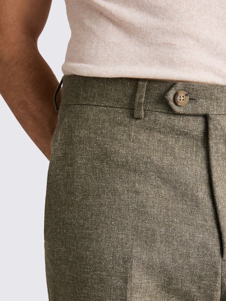 MOSS Green Relaxed Fit Trousers - Image 3 of 3