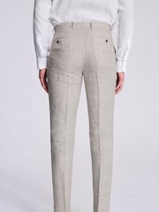 MOSS Natural Tailored Fit Trousers - Image 2 of 3