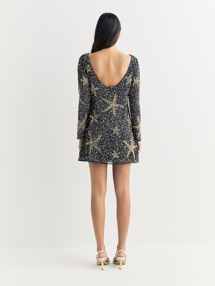 Rixo Blue Ilse Starfish Dress | Seasons