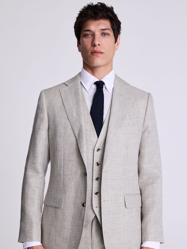 MOSS Natural Tailored Fit Jacket - Image 1 of 4 MOSS Natural Tailored Fit Jacket - Image 1 of 4