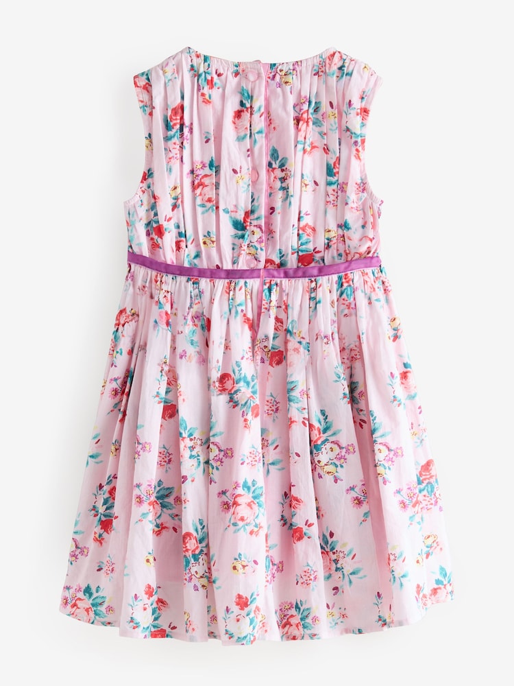 Cath Kidston Lilac Floral Party Dress (3mths-8yrs) - Image 2 of 5