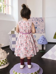 Cath Kidston Lilac Floral Party Dress (3mths-8yrs) - Image 4 of 5