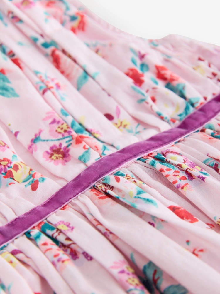 Cath Kidston Lilac Floral Party Dress (3mths-8yrs) - Image 5 of 5