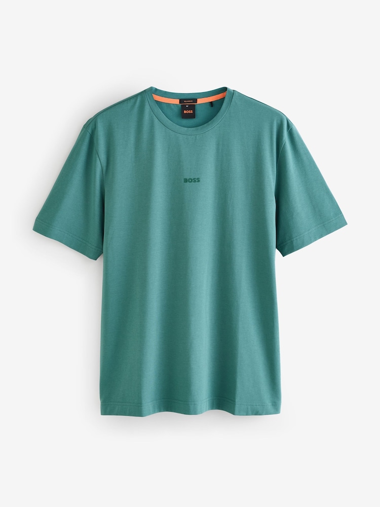 BOSS Green/Lime Relaxed Fit TChup Logo T-Shirt - Image 1 of 1
