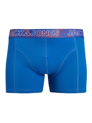 JACK & JONES Blue Boxers 3 Pack - Image 2 of 7