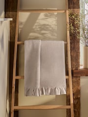 Natural Frill Towel - Image 3 of 4