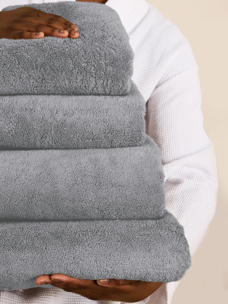 Grey Luxury Spa Collection Luxe Towel - Image 1 of 4