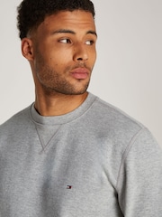 Tommy Hilfiger Grey Fleece Crew Neck Sweatshirt - Image 4 of 6