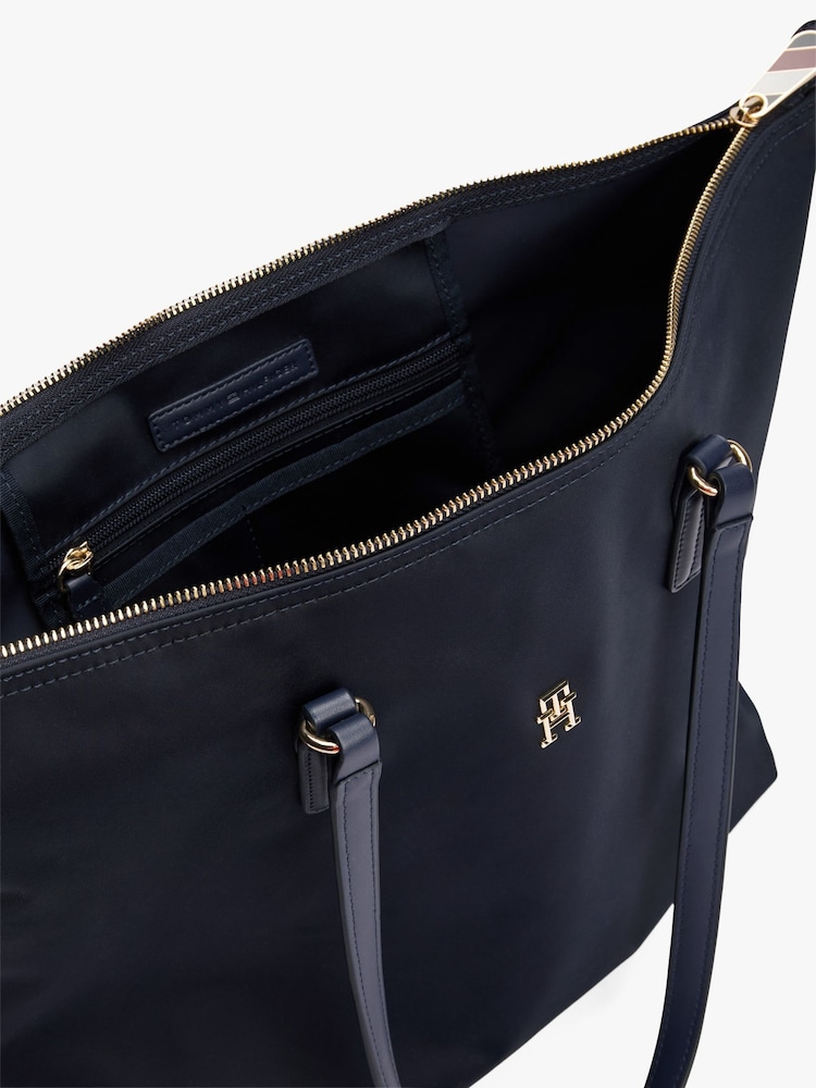 Tommy Hilfiger Blue Signature Tape Tote - Image 4 of 5