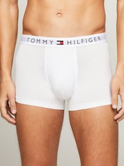 Tommy Hilfiger Blue Original Waistband Trunks 3 Pack - Image 3 of 9
