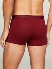 Tommy Hilfiger Blue Original Waistband Trunks 3 Pack - Image 5 of 9