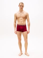 Tommy Hilfiger Blue Original Waistband Trunks 3 Pack - Image 7 of 9