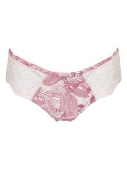 Pour Moi Pink Bliss Printed Mesh Brazilian Knickers - Image 3 of 4