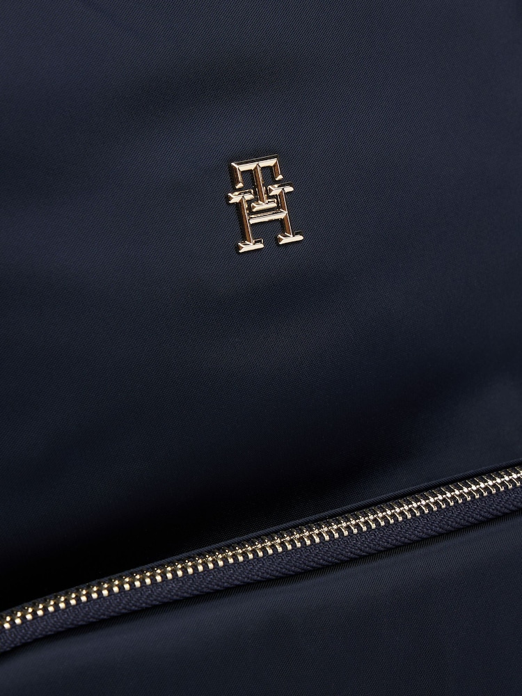 Tommy Hilfiger Blue Emblem Plaque Backpack - Image 5 of 5