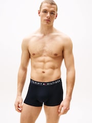 Tommy Hilfiger Grey Original Waistband Trunks 3 Pack - Image 4 of 7