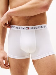 Tommy Hilfiger Grey Original Waistband Trunks 3 Pack - Image 7 of 7