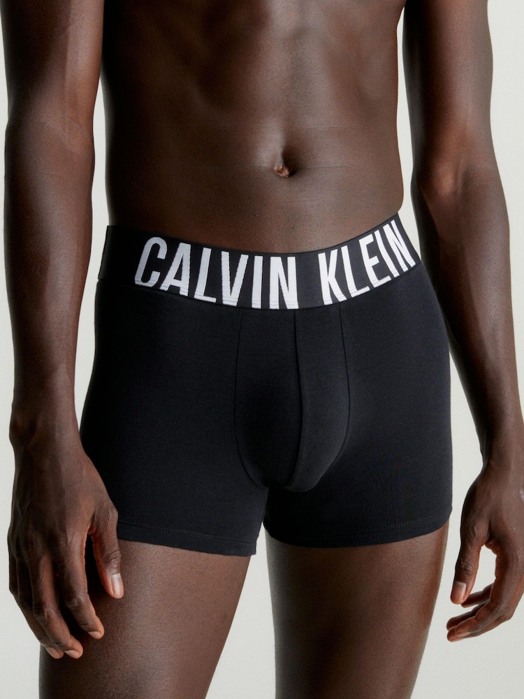 Calvin Klein Black Trunks 3 Pack - Image 1 of 4