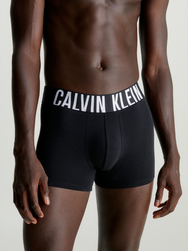 Calvin Klein Black Trunks 3 Pack - Image 2 of 4