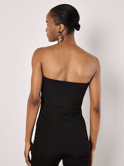 Apricot Black Bandeau Split boobtube - Image 4 of 4