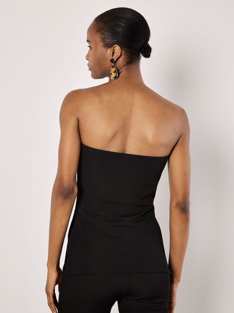 Apricot Black Bandeau Split boobtube - Image 4 of 4