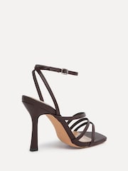 Linzi Brown Scarlett Strappy Heel Sandals With Ankle Strap - Image 3 of 5