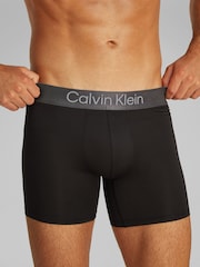 Calvin Klein Black Boxer Briefs 3 Pack with Micro Stretch - Image 4 of 5