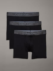 Calvin Klein Black Boxer Briefs 3 Pack with Micro Stretch - Image 5 of 5
