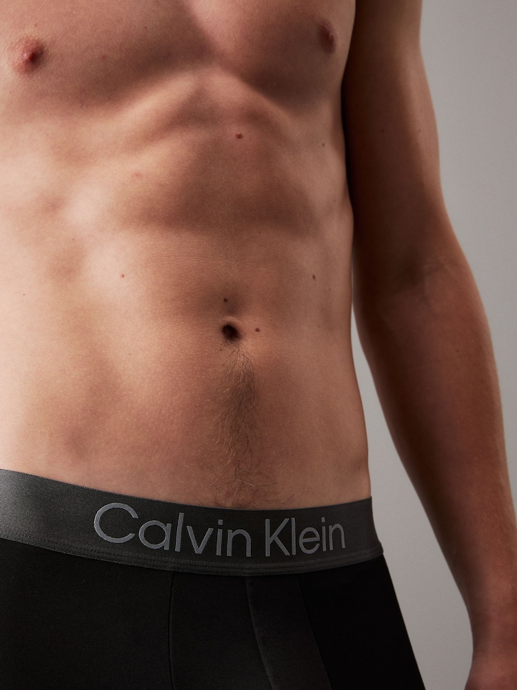 Calvin Klein Black Boxer Briefs 3 Pack with Micro Stretch - Image 5 of 5 Calvin Klein Black Boxer Briefs 3 Pack with Micro Stretch - Image 5 of 5