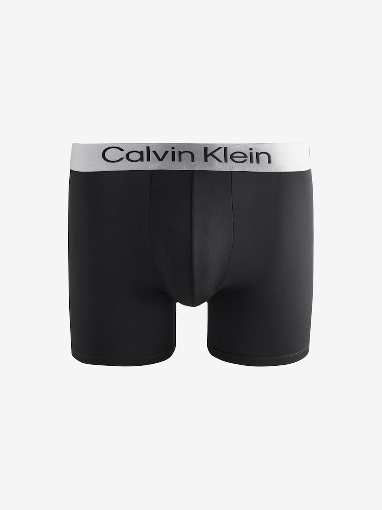 Calvin Klein Black Boxer Briefs 3 Pack with Micro Stretch - Image 7 of 7 Calvin Klein Black Boxer Briefs 3 Pack with Micro Stretch - Image 7 of 7