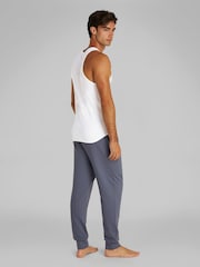 Calvin Klein White Lounge Tank Tops 3 Pack - Image 6 of 8