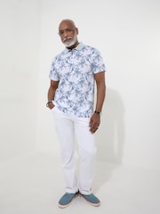 Joe Browns Bird Print Polo Shirt - Bild 2 von 5