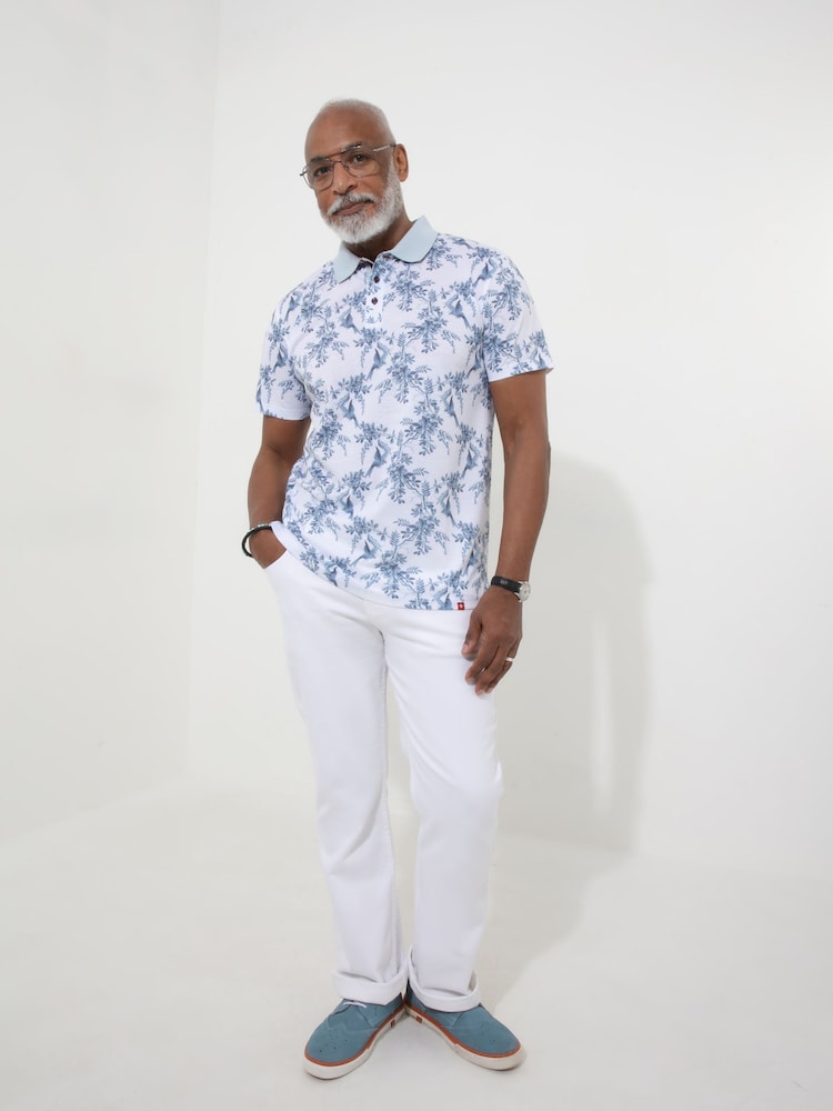 Joe Browns Bird Print Polo Shirt - Bild 2 von 5