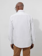 Joe Browns White 100% Cotton Double Collar Floral Shirt - Image 4 of 5