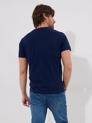 Joe Browns Blue 100% Cotton Rockstar Graphic Short Sleeve T-Shirt - Image 4 of 5