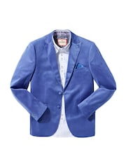 Joe Browns Blue Cornflower Lightweight Velvet Jacket - Image 5 of 6
