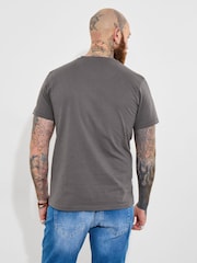 Joe Browns Grey 100% Cotton Statement Gecko Graphic Short Sleeve T-Shirt - Image 4 of 6