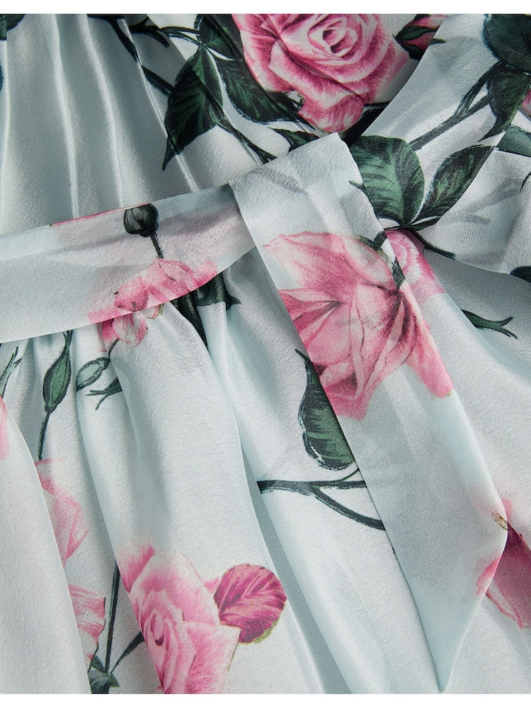 Monsoon Green Baby Rosaline Floral Party Dress - Image 3 of 3