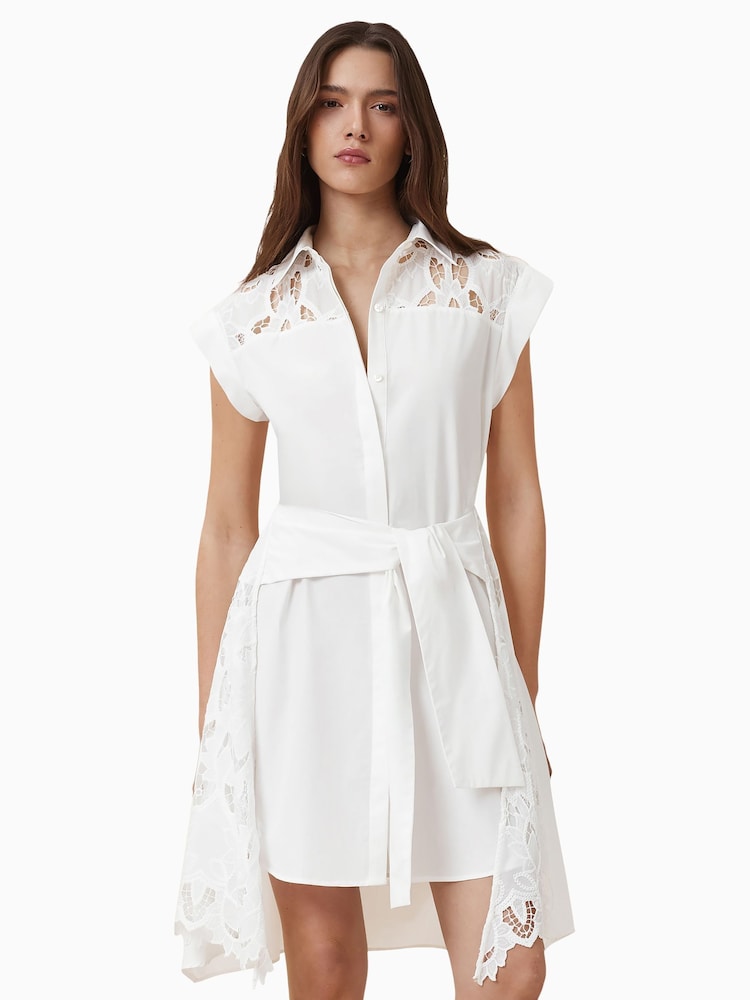 AllSaints White Zola Dress - Image 2 of 8