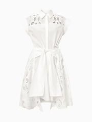 AllSaints White Zola Dress - Image 8 of 8