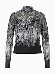 AllSaints Black Elia Top - Image 8 of 8