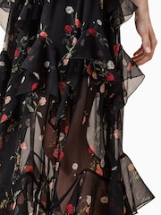 AllSaints Black Quinn Dress - Image 5 of 9